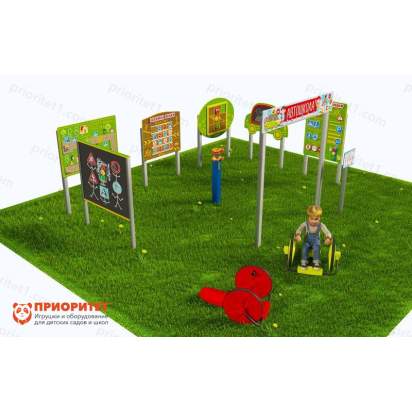 Детская профориентационная игровая площадка АВТОШКОЛА (Эконом-1) (2)_1