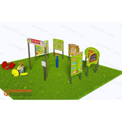 Детская профориентационная игровая площадка АВТОШКОЛА (Эконом-1) (4)_1