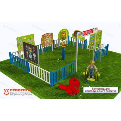 Детская профориентационная игровая площадка АВТОШКОЛА (Эконом-2) (1)_1