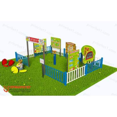 Детская профориентационная игровая площадка АВТОШКОЛА (Эконом-2) (4)_1