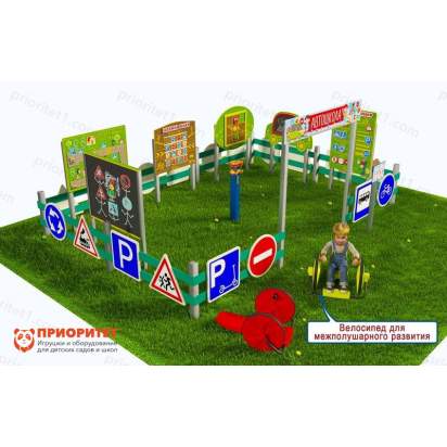 Детская профориентационная игровая площадка АВТОШКОЛА (Эконом-3) (1)_1