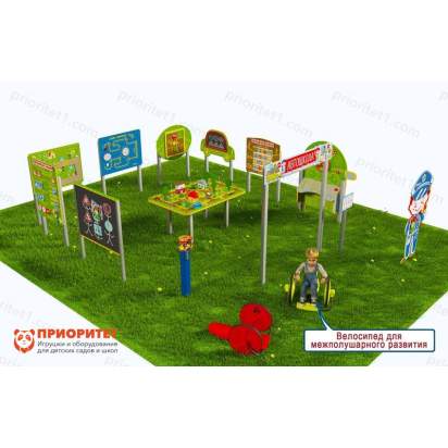 Детская профориентационная игровая площадка АВТОШКОЛА (Стандарт-1) (1)_1