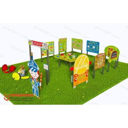 Детская профориентационная игровая площадка АВТОШКОЛА (Стандарт-1) (4)_1