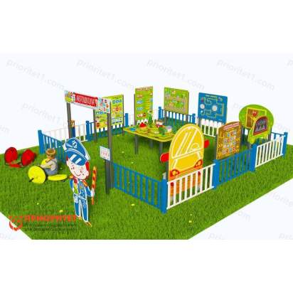 Детская профориентационная игровая площадка АВТОШКОЛА (Стандарт-2) (4)_1