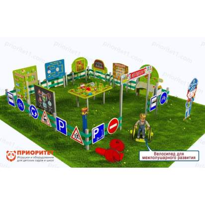 Детская профориентационная игровая площадка АВТОШКОЛА (Стандарт-3) (1)_1