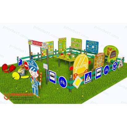 Детская профориентационная игровая площадка АВТОШКОЛА (Стандарт-3) (3)_1