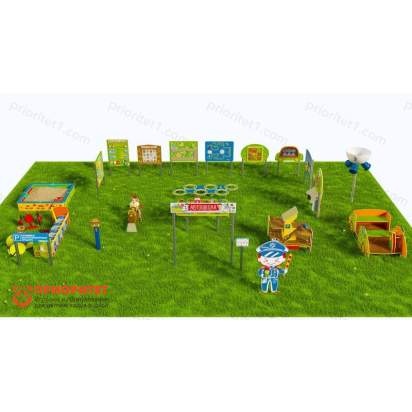 Детская профориентационная игровая площадка АВТОШКОЛА (Элит-1) (2)_1