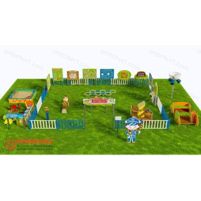 Детская профориентационная игровая площадка АВТОШКОЛА (Элит-2) (1)_1