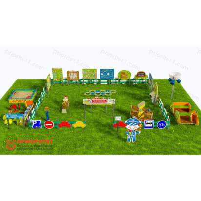 Детская профориентационная игровая площадка АВТОШКОЛА (Элит-3) (6)_1