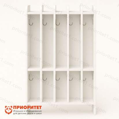 143.5_Вешалка для полотенец 2-х ярусная (5 секций) 70х20х100 из серии Медовая_1