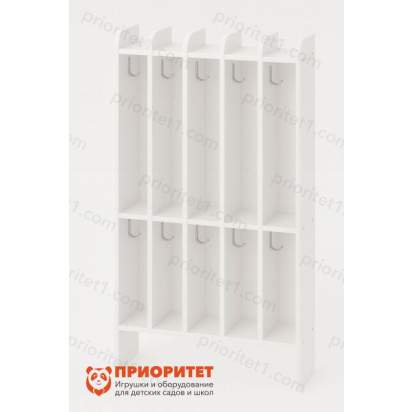 144.5_Вешалка для полотенец 2-х ярусная (5 секций) 70х20х115 из серии Медовая_1