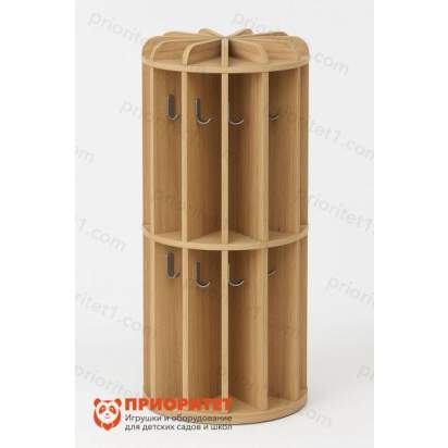 143.7_Вешалка для полотенец круглая на 12 ячеек (50х50х100) из серии Медовая_1