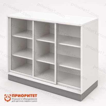 123.1_Шкаф канцелярский средний из серии Медовая_1