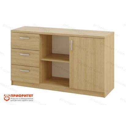 122.2_Шкаф-тумба канцелярский 2 из серии Медовая_1