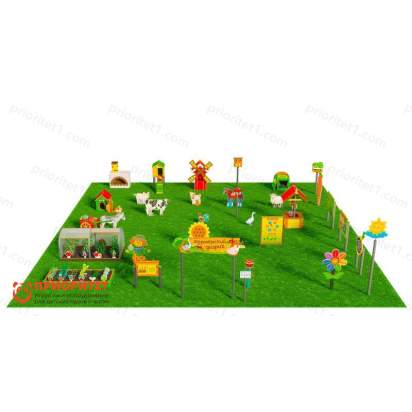 Игровая развивающая площадка Фермерский дворик Максимальный 1 (3)_1