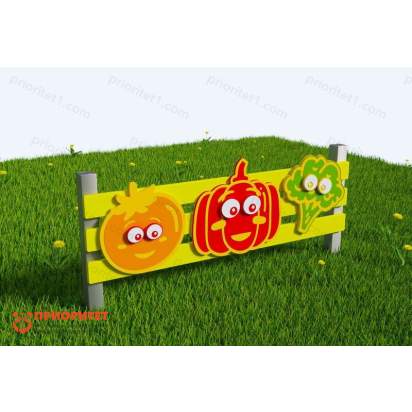 Забор из экопластика Огородный 1_1