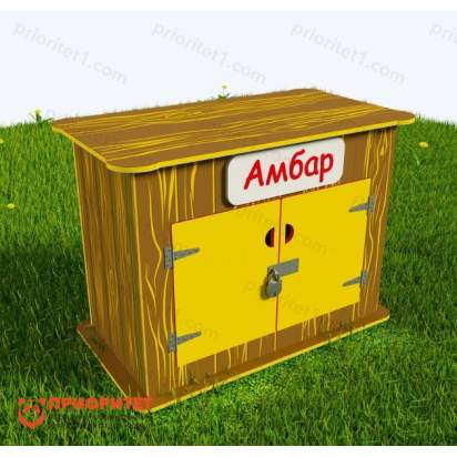 Модуль «Амбар для хранения инвентаря» из экопластика и нержавеющей стали_1