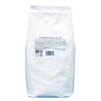 Сахарная пудра для подкормки пчел, 1 кг_1