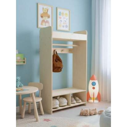 Шкаф-вешалка МИЛАНА, шлиф_1