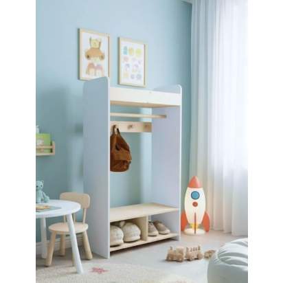 Шкаф-вешалка МИЛАНА, белый_1