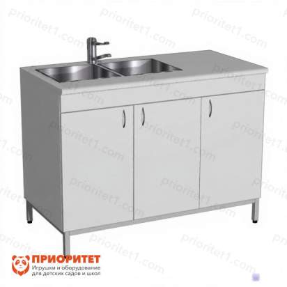 069 Стол-мойка СТм-107 корпус ЛДСП серия Стандарт (столешница постформинг)