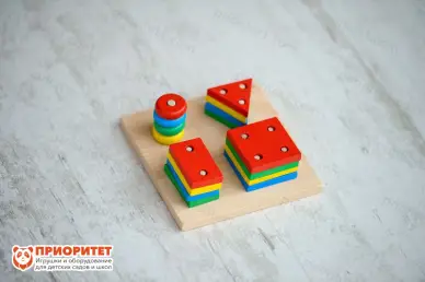 Набор Монтессори 14в1 модуль 1 вид сверху