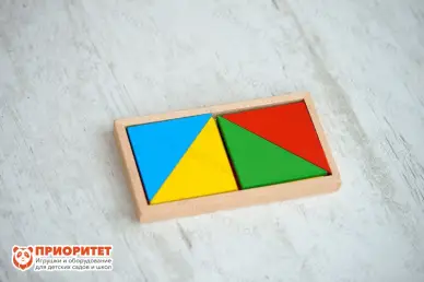Набор Монтессори 14в1 модуль 3 вид сверху