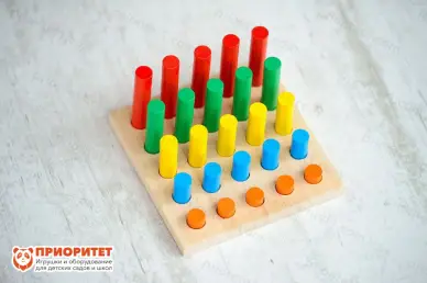 Набор Монтессори 14в1 модуль 4 вид сверху
