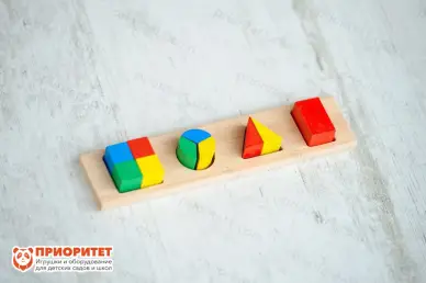 Набор Монтессори 14в1 модуль 11 вид сверху