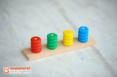 Набор Монтессори 14в1 модуль 9 вид сверху