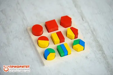 Набор Монтессори 14в1 модуль 11 вид сверху