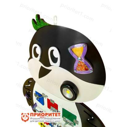 Бизиборд «Озорной воробей» из фанеры