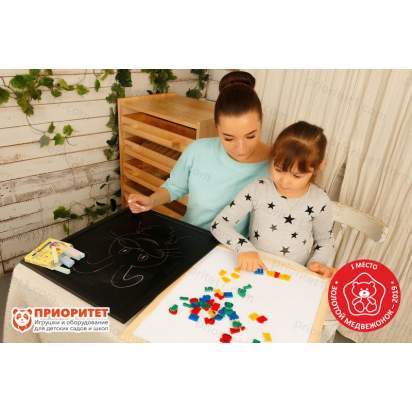 Игры с магнитной и грифельной доской из Мини набора психолога M 5 модулей