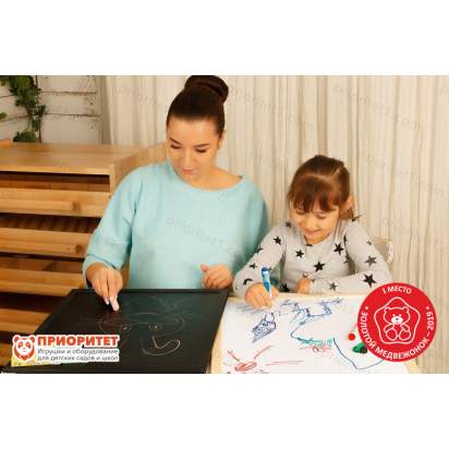 Игры с магнитной и грифельной доской из Мини набора психолога S 4 модуля