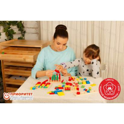 Мини набор психолога Приоритет XL 7 модулей с Монтессори