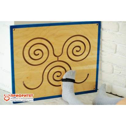 Панель-лабиринт Рисуем ногами №2 Бабочка вид спереди