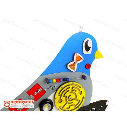 Бизиборд «Умный голубь» из дерева