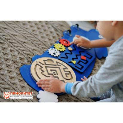 Бизиборд «Ловкий зайчик» с лабиринтом