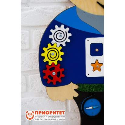 Бизиборд «Отважный моряк» с шестеренками