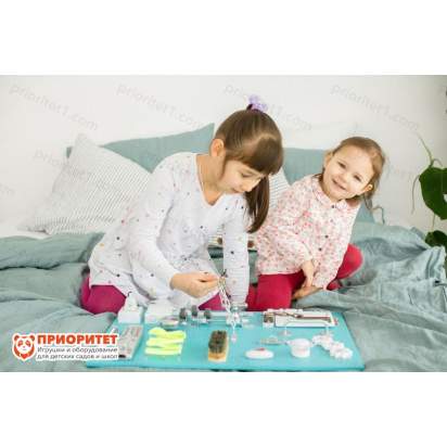 Бизиборд Лазурный вид спереди