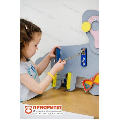 Бизиборд «Отважный слонёнок» №2 для детей