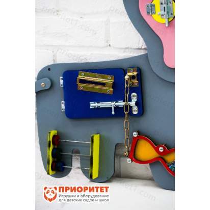 Бизиборд «Отважный слонёнок» №2 с счетами