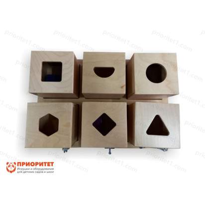 Сортер «Кубики с замочками» для детей