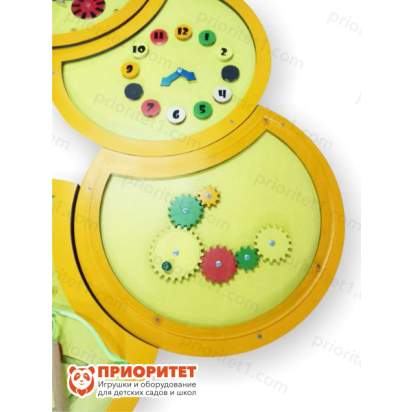 Тактильно-развивающая панель «Радостная гусеничка» модуль 4