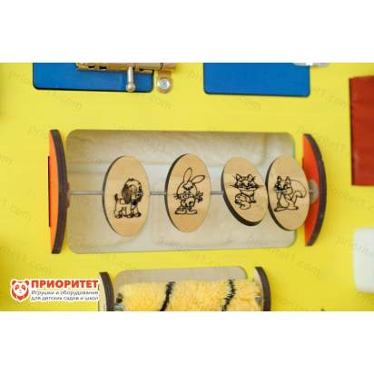 Бизиборд быстрая пчелка с вертящимися деталями