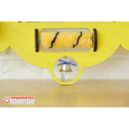 Бизиборд быстрая пчелка с колокольчиком