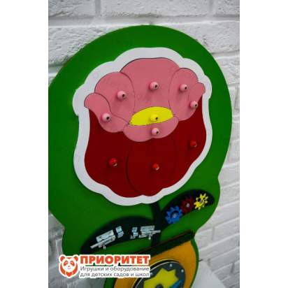 Бизиборд «Роза» вид сбоку