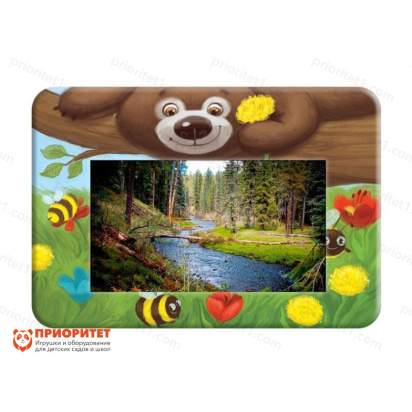 Настенный интерактивный комплекс Мишка_1
