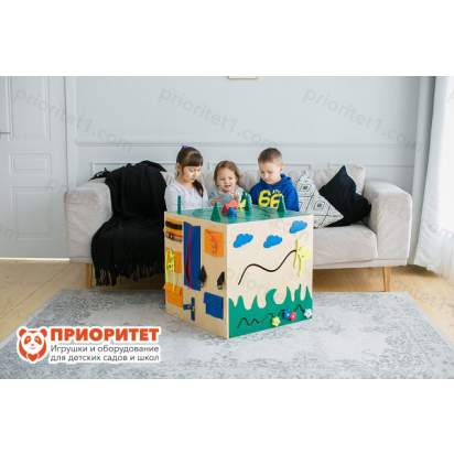 Большой бизикуб Дружная семья общий вид