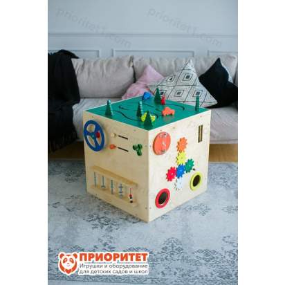 Большой бизикуб Дружная семья вид справа